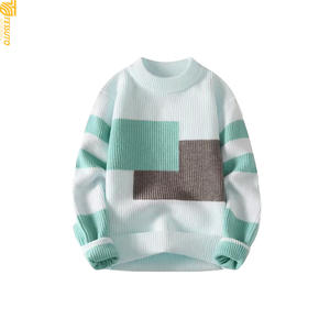 Suéter de Punto para Hombre, Invierno, Antiarrugas, Transpirable, 100% Poliéster, Cuello Redondo, Manga Regular, 300g - Product Image 4