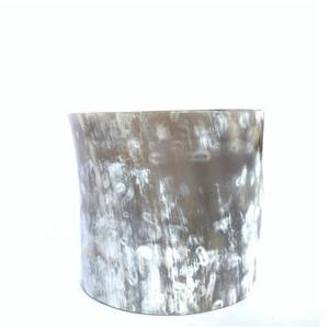 Handmade Rustic Decorative Antique Buffalo Horn Flower <b>Vase</b> <b>Set</b> Natural Horn in Two Sizes - Product Image 3