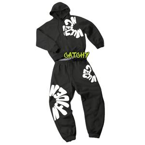 ชุดวอร์มพิมพ์ลายพรีเมียม สั่งซื้อจำนวนมาก ชุดกีฬาแบบกำหนดเอง กางเกงจ็อกเกอร์ เสื้อฮู้ดดี้ - Product Image 5