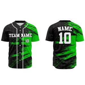 Meilleure vente : Maillot de baseball par sublimation, tissu léger et doux, coupe respirante et confortable, maillot de baseball personnalisé unisexe - Product Image 2