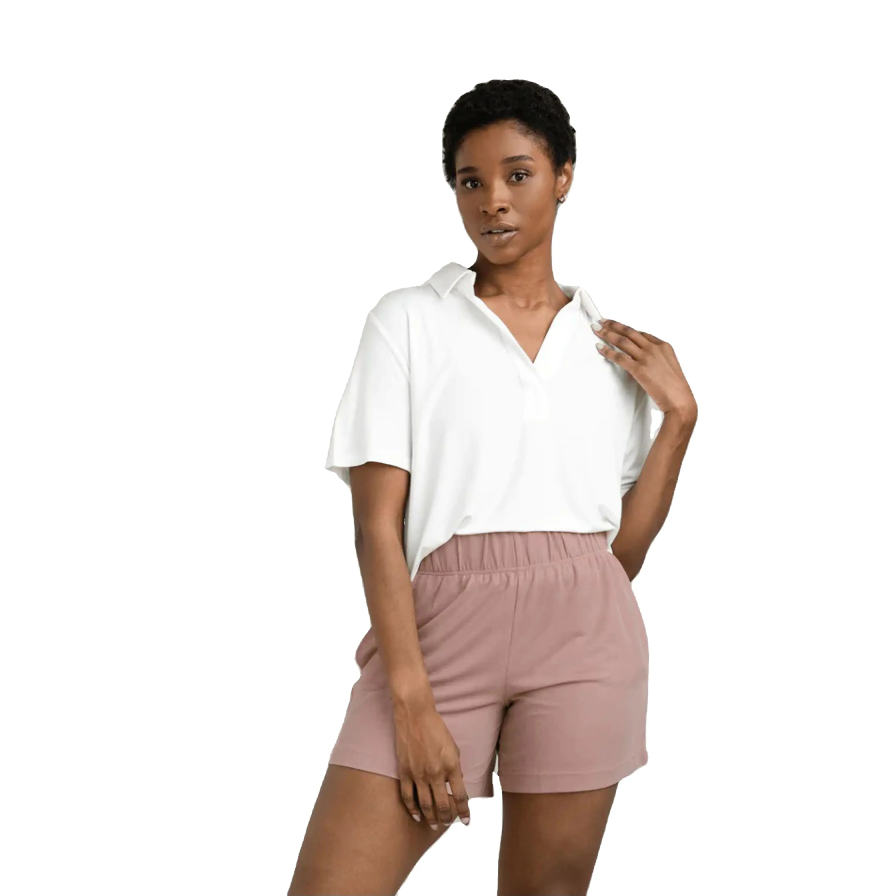 Shorts de tecido modal ultra confortável para mulheres - leve, respirável, ideal para esportes e uso casual