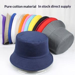 Chapeau Bob Unisexe Noir Jaune Uni 100% Coton Lin Tissu Décontracté Respirant Réglable Broderie 3D Printemps Été - Product Image 2