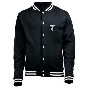 Precio de fábrica personalizado nueva Streetwear chaqueta de béisbol para hombre 100% poliéster manga larga cuello alto ropa deportiva de invierno - Product Image 3