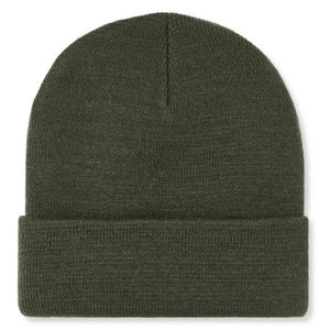 Bonnet en tricot unisexe uni 100% acrylique avec revers, bonnet d'hiver avec logo personnalisé, style décontracté pour adultes, taille 56-58 cm - Product Image 6