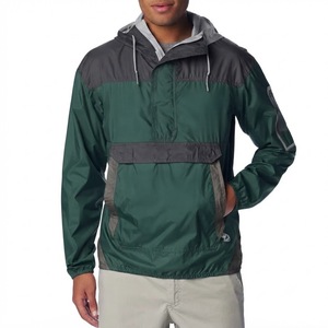 Chaqueta cortavientos impermeable con capucha para hombre, chaqueta informal ligera con cremallera, abrigo informal para exteriores, ropa de otoño y primavera - Product Image 1