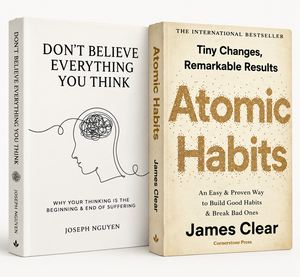 No Creas Todo Lo Que Piensas, de Joseph Nguyen y Atomic Habits, Juego de 2 Libros de Ficción en Rústica para Niños (Venta al Por Mayor) - Product Image 2