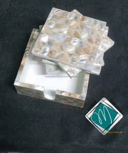 Juego de posavasos con incrustaciones de nácar de alta calidad al por mayor, utensilios de cocina de India Mats & Pads - Product Image 3