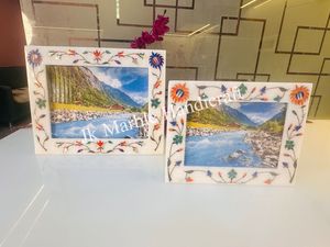 กรอบรูปหินอ่อนทำมือสวยงาม คุณภาพดี งานฝังประณีต ตกแต่งบ้าน ขายส่ง ราคาดีที่สุด - Product Image 3