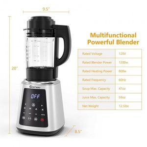 Frullatore Professionale 8 in 1 da Banco per Smoothie e Zuppe con Timer per Tutte le Esigenze della Cucina - Product Image 3