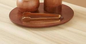 Juego de incensarios de madera de mango de lujo al por mayor con tapa cónica de oro martillado, tarro de almacenamiento a juego y bandeja ovalada - Product Image 5