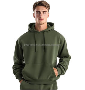 เสื้อฮู้ดดี้ทรงหลวมแบบปกติ ผ้าฝ้าย 100% หนานุ่ม คุณภาพสูง ผ้าเฟรนช์เทอร์รี่เนื้อหนัก พิมพ์ลายสตรีทแวร์สำหรับฤดูหนาว - Product Image 1