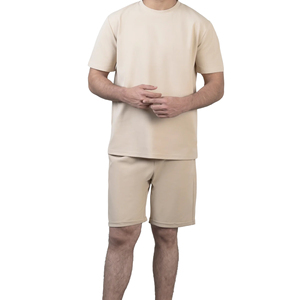 Pantalones Cortos Casuales Transpirables de Cintura Media con Elástico, Pantalones Cortos de Color Sólido de Alta Calidad, Pantalones Cortos Bermuda de Algodón Oxford Blanco para Hombre - Product Image 6