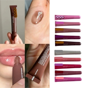 Custodia per telefono in silicone lucido per <span class=keywords><strong>12</strong></span>/13/14/15 <span class=keywords><strong>Pro</strong></span> Max con logo, per ragazze <span class=keywords><strong>e</strong></span> donne, con porta balsamo labbra, compatibile con 16 17 Air Plus - Product Image 3