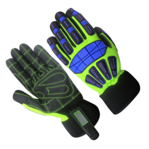 Guantes de trabajo de cuero resistentes a impactos con protección de nudillos de TPR para tareas pesadas, guantes de seguridad con protección contra impactos de TPR - Product Image 5