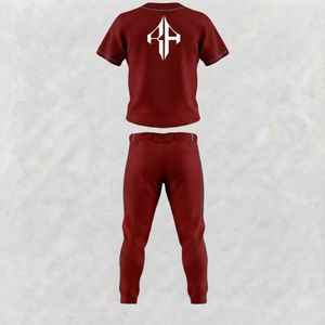 Ensemble de baseball pour hommes, matière 100% polyester, col en V de haute qualité, impression par transfert par sublimation par RIVIAN ATLANTIC - Product Image 3