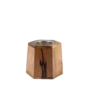 Modern Wooden Bakhoor <b>Burner</b> Sleek Polished <b>Wood</b> Design <b>for</b> Home and Office Decor Natural Finished and Arabic Design Details - Product Image 1