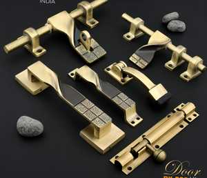 Accessoires de porte, poignée de porte moderne, poignée de porte intérieure, levier de porte en métal pour hôtel, bureau et maison - Product Image 1