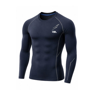 Ensemble de compression léger pour homme, nouvelle conception, coupe ajustée, manches longues, pour la gym, l'entraînement et les activités sportives - Product Image 3