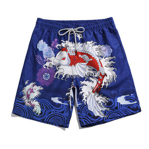 Shorts de playa para hombre con estampado personalizado, de secado rápido, sublimados, con estampado de baloncesto, de poliéster de alta calidad a precios razonables. - Product Image 5