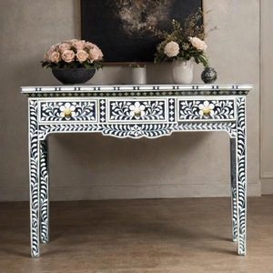 ILAHI's Bone Inlay <b>Drawer</b> Modern Design Agate Detailing Storage Portable Home Furniture - Product Image 1