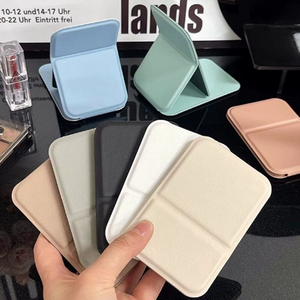 Espejo de Maquillaje Plegable Mini, Espejo Cosmético Personalizado Minimalista de Bolsillo para Escritorio - Product Image 3