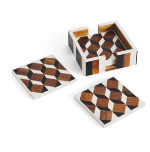 High Quality MDF Enamel Printed Coaster Premium MDF Sublimation Coaster 90mm Enamel Printed MDF Coaster Hot Sale - Product Image 2