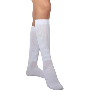 Fabricant OEM Vente en gros Logo personnalisé tissé pour hommes Chaussettes de compression en coton pour le sport Chaussettes athlétiques - Product Image 1