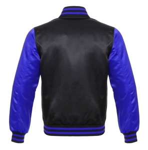 OEM Baseball <b>Jacket</b> Custom <b>Winter</b> Fashion Satin Varsity for Men and Women College Breathable Plus Size - Product Image 2