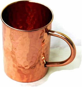 Copper beverage <b>mug</b> collection hammered handmade cocktail cups reusable premium metal serving durable <b>mugs</b> - Product Image 1