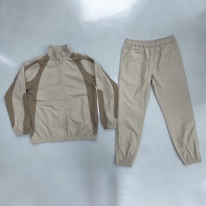 Traje Deportivo de Dos Piezas con Cremallera, Personalizado por el Fabricante, Reflectante, para Correr, de Poliéster/Nailon, Ligero, Resistente al Viento, para Invierno - Product Image 1