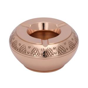 Cenicero de metal de alta calidad, plateado, de acero inoxidable, para cigarrillos, para uso en interiores, exteriores, hogar, oficina y viajes. - Product Image 6