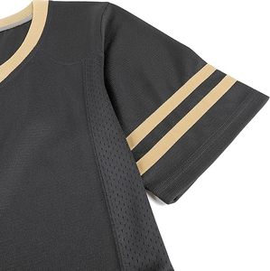 Comfortable Quick Dry 100% Polyester Unisex American Football Jersey OEM Hot Selling Short Sleeve Summer UV Protection - Product Image 5