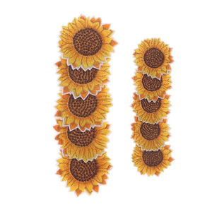Parche Termoadhesivo Bordado de Girasol, Aplique de Tela de Fieltro No Tejido para Ropa, Sombreros, Bolsos, Chaquetas, Mochilas, Manualidades DIY - Product Image 6