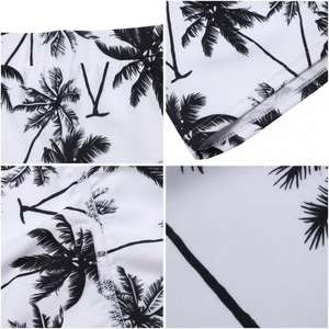 Shorts de bain unisexes pour hommes, séchage rapide, vêtements de plage, imprimé floral, légers, respirants, résistants à l'eau, service OEM/ODM - Product Image 5