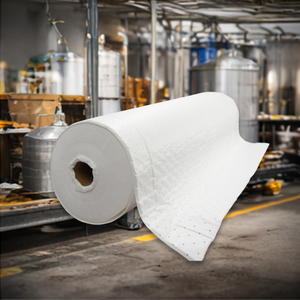Heavy Duty Oil Absorbent Large Roll 200 Industrial Oil Spill Cleanup Roll for Marine Workshop Factory and Maintenance - Product Image 3