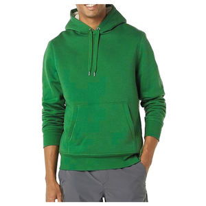 Sweat-shirt à capuche pour homme, hiver, manches longues, tissu tricoté respirant, écologique, impression de logo personnalisée, poche avant, 100% coton - Product Image 3