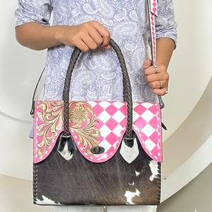 Bolso Tote de Cuero Genuino de Edición Limitada 2026 con Diseño a Cuadros, Elegante Bolso de Hombro y Bandolera para Mujer para Uso Diario - Product Image 4