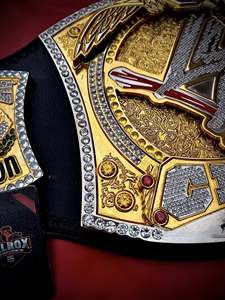 Cinturón de Campeonato de la WWE, Chapado en Oro, Equipo de Lucha Libre - Product Image 6