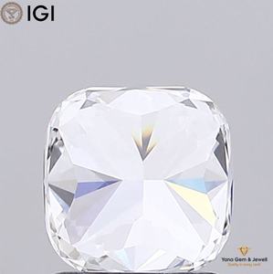 Diamante Cultivado en Laboratorio con Corte Cuadrado, Color D, Claridad VVS1, 1.00 Quilates, Certificado IGI, para Anillo Solitario Royal Glow - Product Image 4