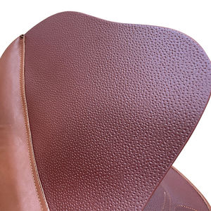 Selle d'endurance anglaise en cuir marron avec arceau en bois, équipement d'équitation pour sports équestres - Product Image 5