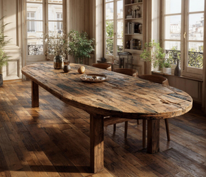 Mesa de Comedor de Madera de Mango Sólida de Estilo Europeo, Diseño Moderno, Espuma Ecológica de Alta Densidad para Uso en Hogar, Oficina, Restaurante y Gimnasio - Product Image 6