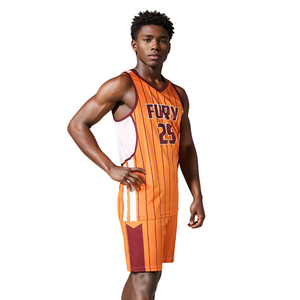 Uniforme de Baloncesto Sublimado de Alto Rendimiento, Personalizado con Impresión Completa, Ropa de Baloncesto para Equipos, Conjuntos de Camisetas Transpirables, Envío Rápido - Product Image 3