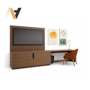 Standardized Holiday Inn Hotel Bedroom Furniture System - MDF+LPL Set For Chain Hospitality With Consistent Quality -Vietnam OEM - Product Image 3