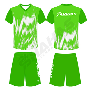 Ensemble de maillots de football pour hommes SHAHAS INTERNATIONAL, col en V, manches courtes, polyester respirant, uniformes pour toutes les saisons, vêtements de sport - Product Image 6