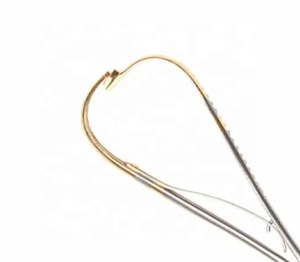 Tijeras y abrazaderas profesionales para manoplas de pesca con atado de moscas, accesorios de pesca de acero inoxidable con acabado pulido, tijeras para manoplas - Product Image 5