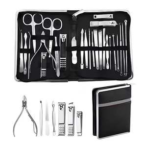 Kit de manucure professionnel de 12 pièces de haute qualité pour les soins de beauté et la pédicure, coupe-ongles - Product Image 4