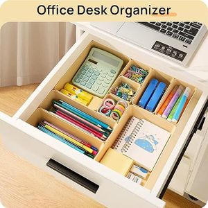 25 PCS Versatile 4-Size Plastic Drawer Organizers Set for Bathroom <b>Vanity</b> & <b>Makeup</b> Bed Storage Organize Like a Pro! - Product Image 5