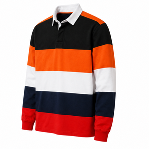 Vente en gros de maillots de rugby personnalisés à manches courtes en polyester tricoté à séchage rapide, fournisseur d'exportation, usine OEM, fabricant privé - Product Image 6