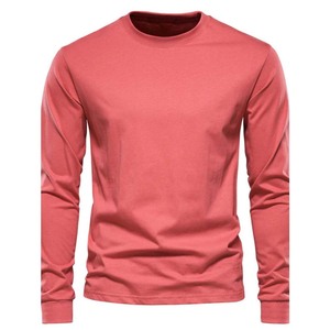 เสื้อยืดคอกลมแขนสั้นผู้ชาย สีพื้น ผ้าถัก ทรงปกติ รักษ์โลก ผลิตจากผ้าฝ้าย 100%  รับสั่งทำสีตามต้องการ - Product Image 1