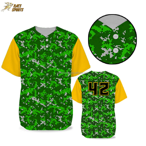 Jersey de Béisbol Transpirable de Buena Calidad OEM, Tallas Grandes, Impresión por Sublimación Personalizada, Unisex para Bebés y Niños Pequeños, 100% Poliéster - Product Image 5